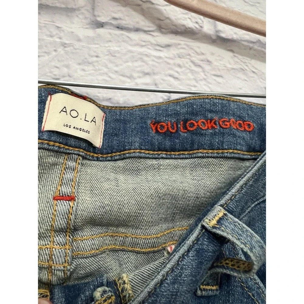 AO.LA Good High Rise Ankle Skinny Women's BlueDenim Jeans Pants - Size 30